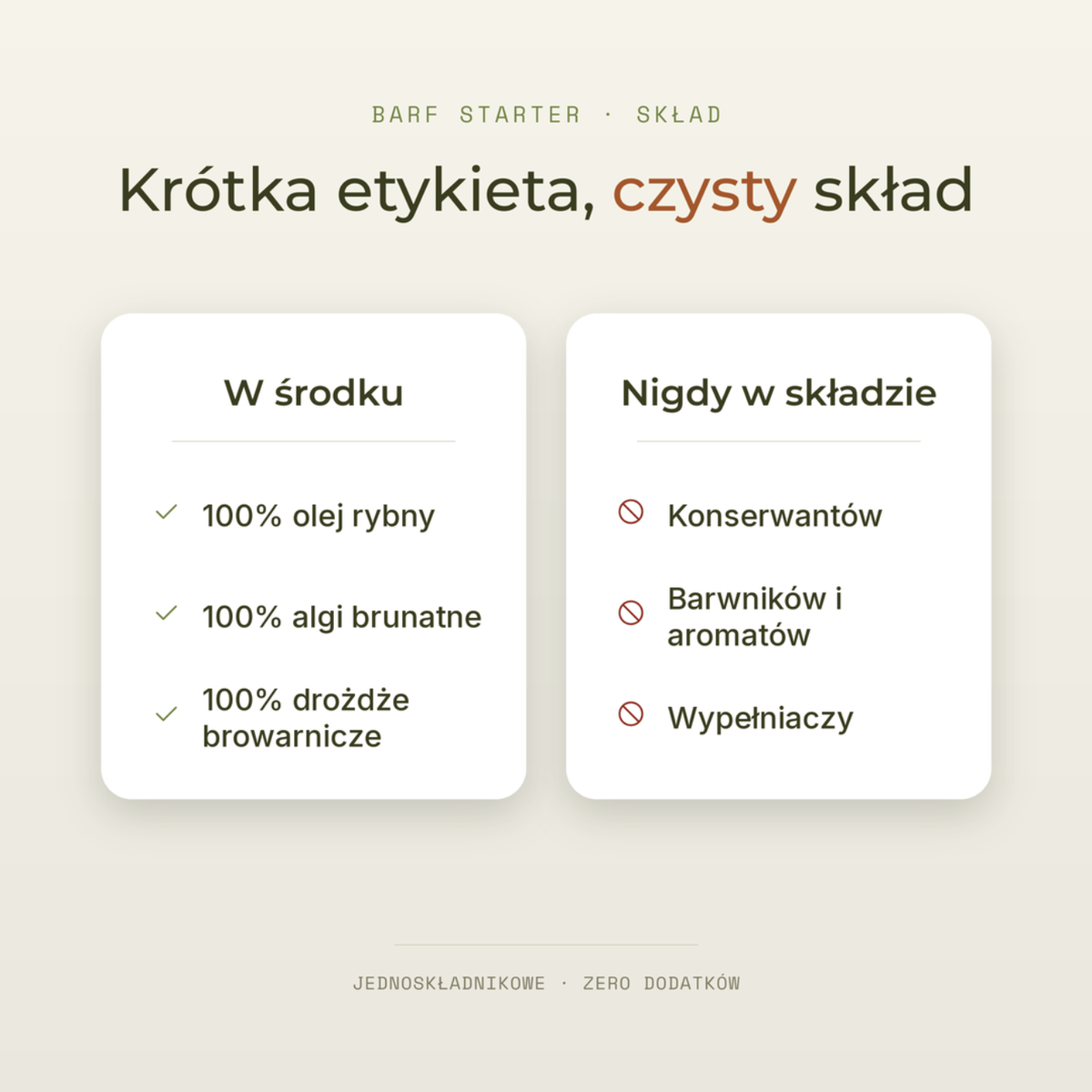 BARF Starter · zestaw 3 suplementów dla psów i kotów — zdjęcie 6