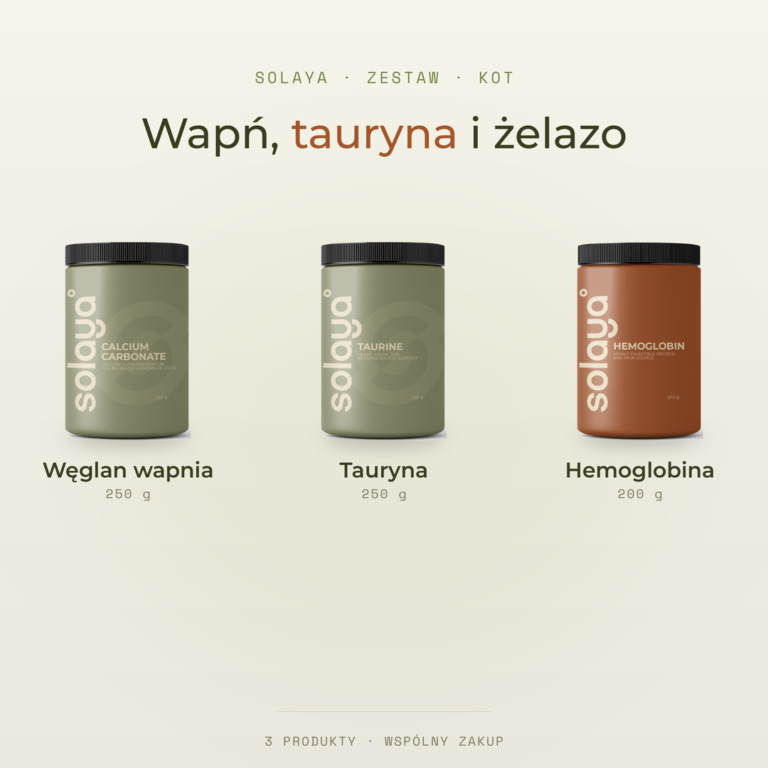 Zestaw dla kota: wapń, tauryna i żelazo — zdjęcie 2